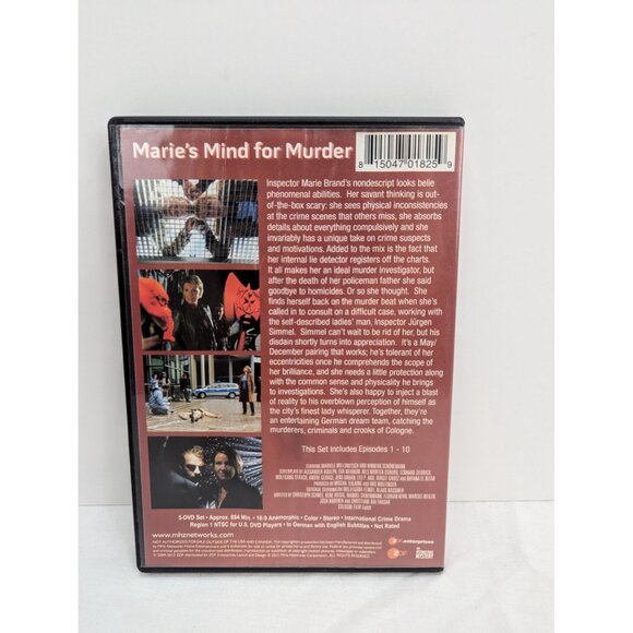 Marie's Mind for Murder Set One International Mystery 5 DVDs In German - Picture 6 of 6